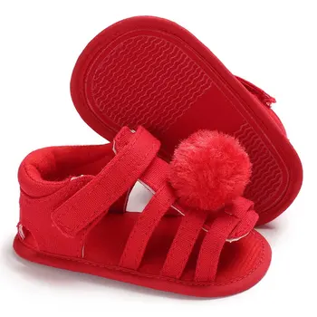 

Baby Hair Ball Toddler shoes Kids Girls Boys Canvas Baby Hair Ball Shoes Warm Shoes Non-Slip Shoes
