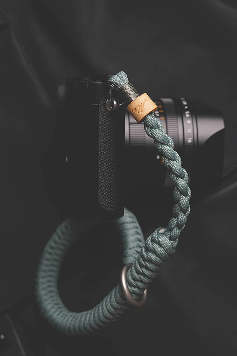 Ручной работы тканая Парашютная веревка Камера Ремешок на руку для Fuji X-T30 X-T3 sony A6400 A6500 A7III RX100 Leica Olympus