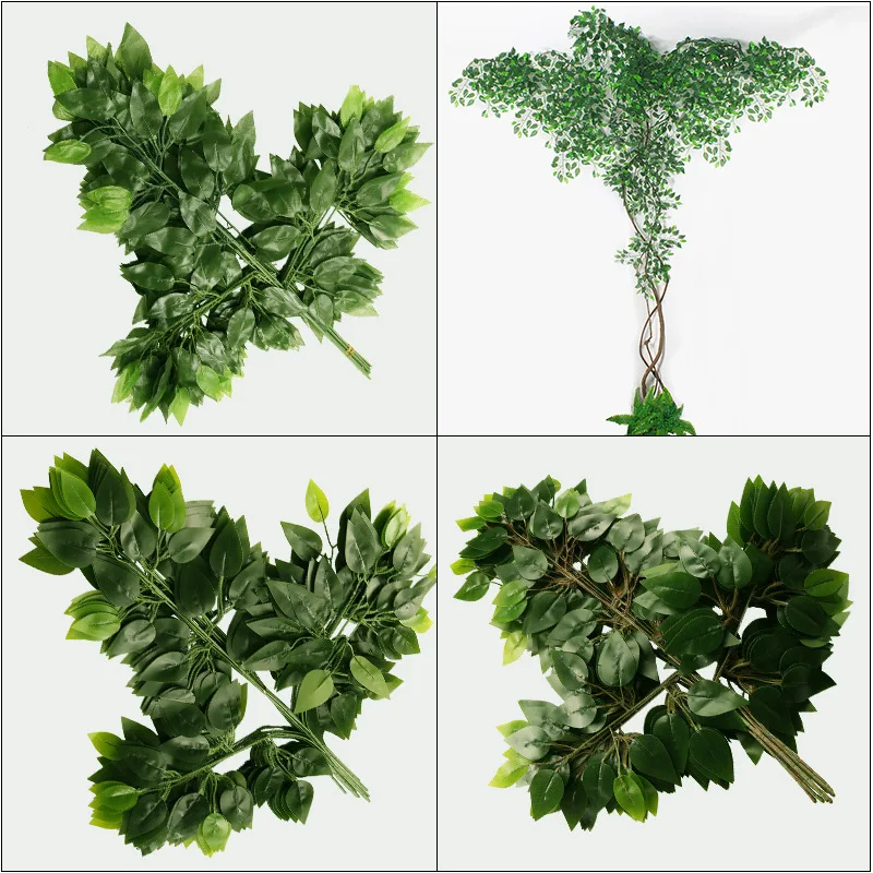 Artificial Plant leaves Eucalyptus artificial flower Walnut leaves