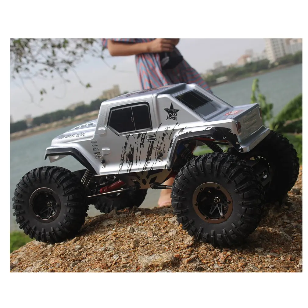 1071-SJ 1:10 2,4G 4WD RC Гусеничный Автомобиль матовый пульт дистанционного управления большая нога Выкл-модель дорожного транспортного средства РТР игрушка для детей подарок