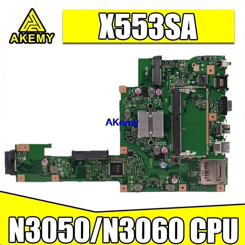 Новинка! Akemy X553SA материнская плата W/N3050/N3060 для ASUS X553SA X553S X553SA F553S A553S материнская плата ТЕСТ ОК