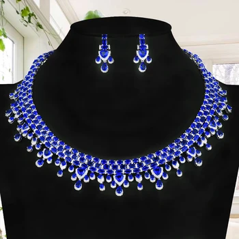 

GODKI Luxury High End UAE Jewelry Sets For Women Wedding Necklace Earring Set Cubic Zircon Dubai Bridal jewelry Set 2020