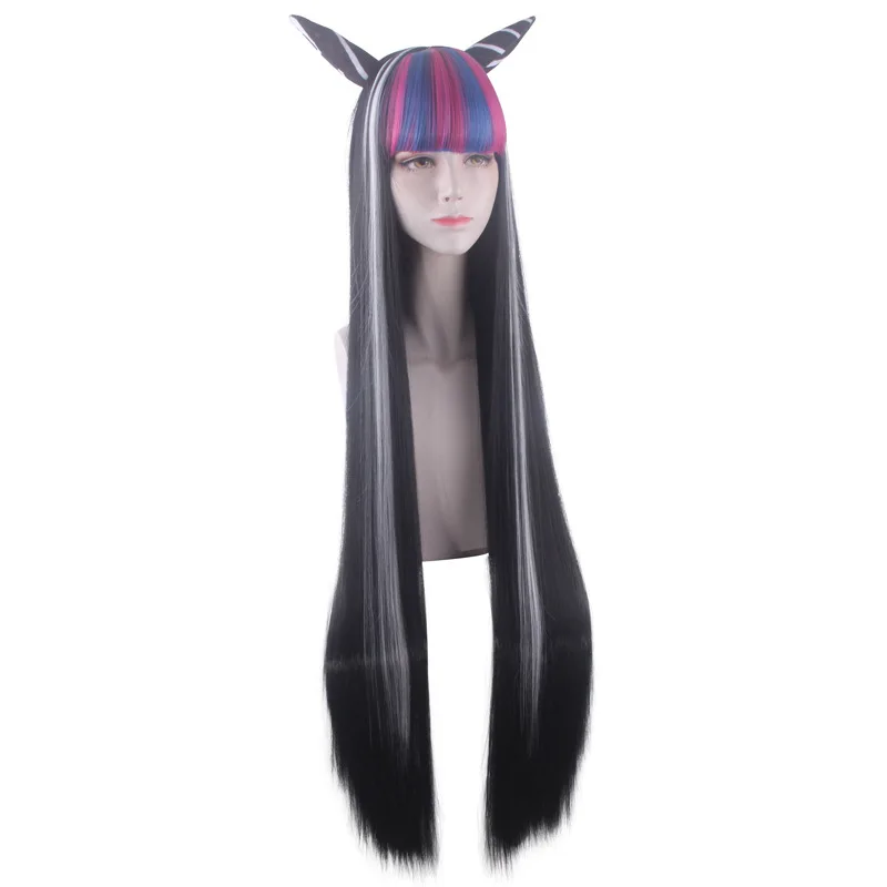 Game Mioda Ibuki Cosplay Costume Danganronpa 2 Wig Woman's JK Uniforms Girl Sailor Suit Halloween Carnival Costumes 0 (10)