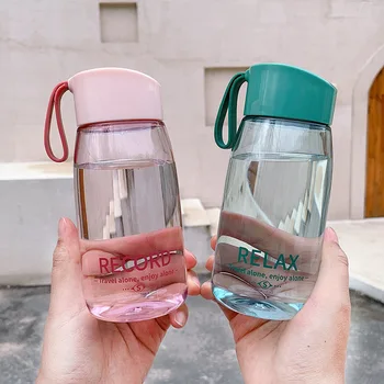 

Transparent Outdoor Portable Water Bottle Design Travel Plastic Clear Drinking Water Bottle Juice Botellas Waterbottle BW50SH