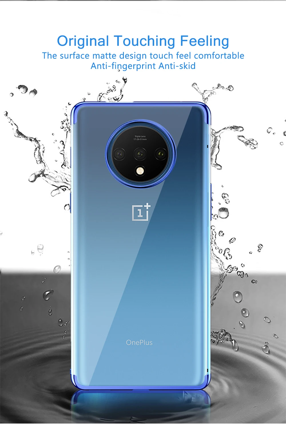 Мягкий прозрачный чехол для телефона oneplus 7 T, чехол для телефона с лазерным покрытием, Прозрачный Силиконовый противоударный чехол для oneplus 7T 7 Pro 6T 6