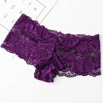 

Ladies Panties Female Lace Boxers Underwear Sexy Full Lace French Shorts Ladies Knickers Intimates Lingerie for Women L-5XL
