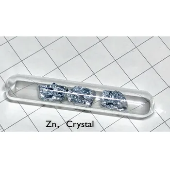 

Metal Zinc Sealed Ingot Crystal High Purity 99.99% Pure Element Collection Hand Made DIY Hobbies Crafts Display Experiment 3-5G