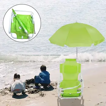 

Beach Chair For Children Sunshade Folding Beach Recliner Chair With Removable Umbrella Sunshade Beach Chair For Outdoor Camping
