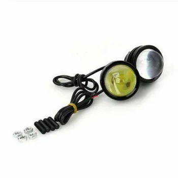 

Fish Car fog light LED White Waterproof Car DRL 15W Projector Lens Fog
