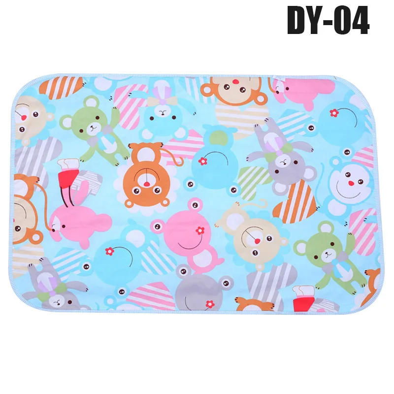 Новые Детские Водонепроницаемые пеленки Пеленальный Коврик 60x90 см дышащие для кровати - Цвет: As shown