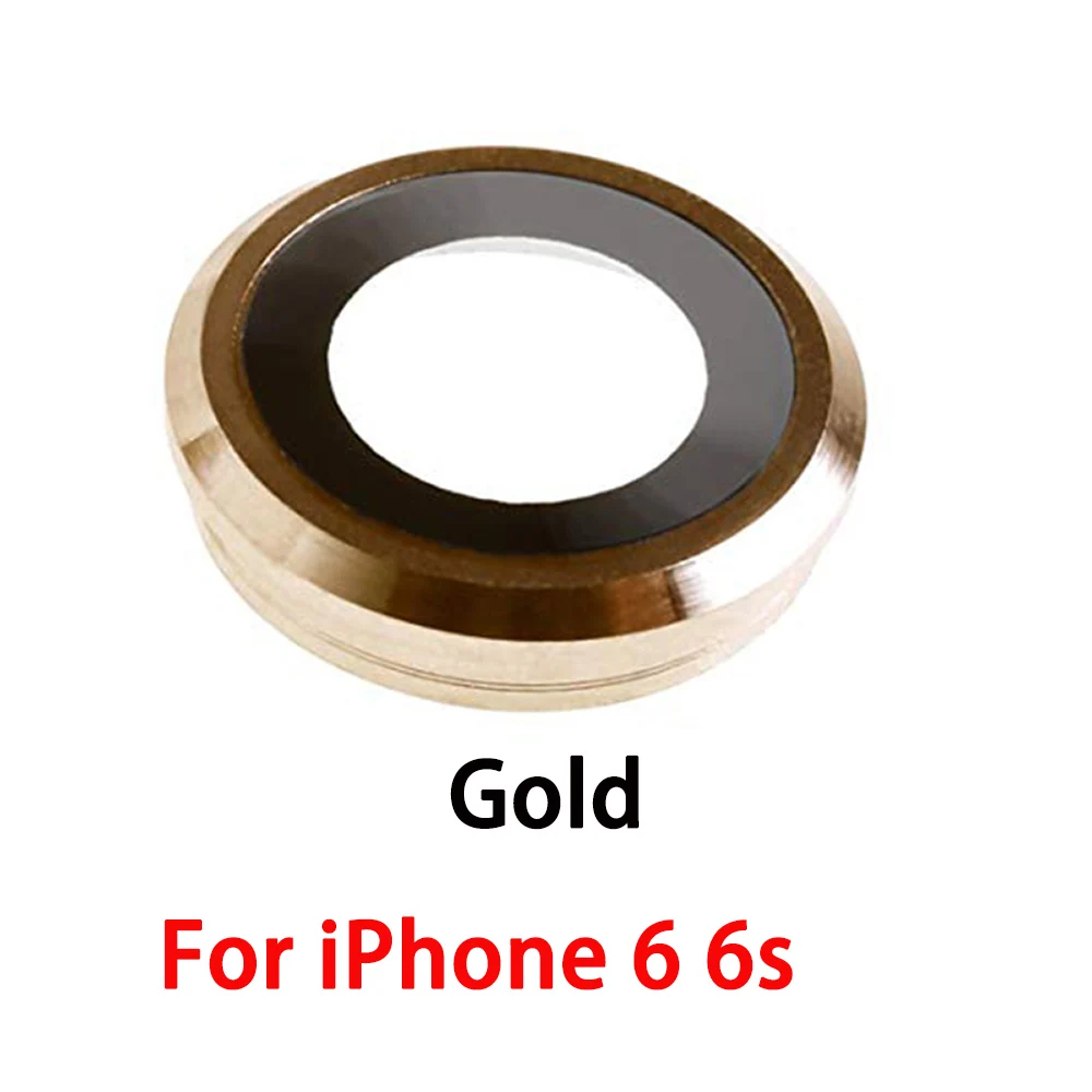 Back Rear Camera Lens Glass Cover With Frame Replacement Part For iPhone 6 6s 6Plus 6sPlus 7 7Plus 8 8Plus moment phone cases Lenses