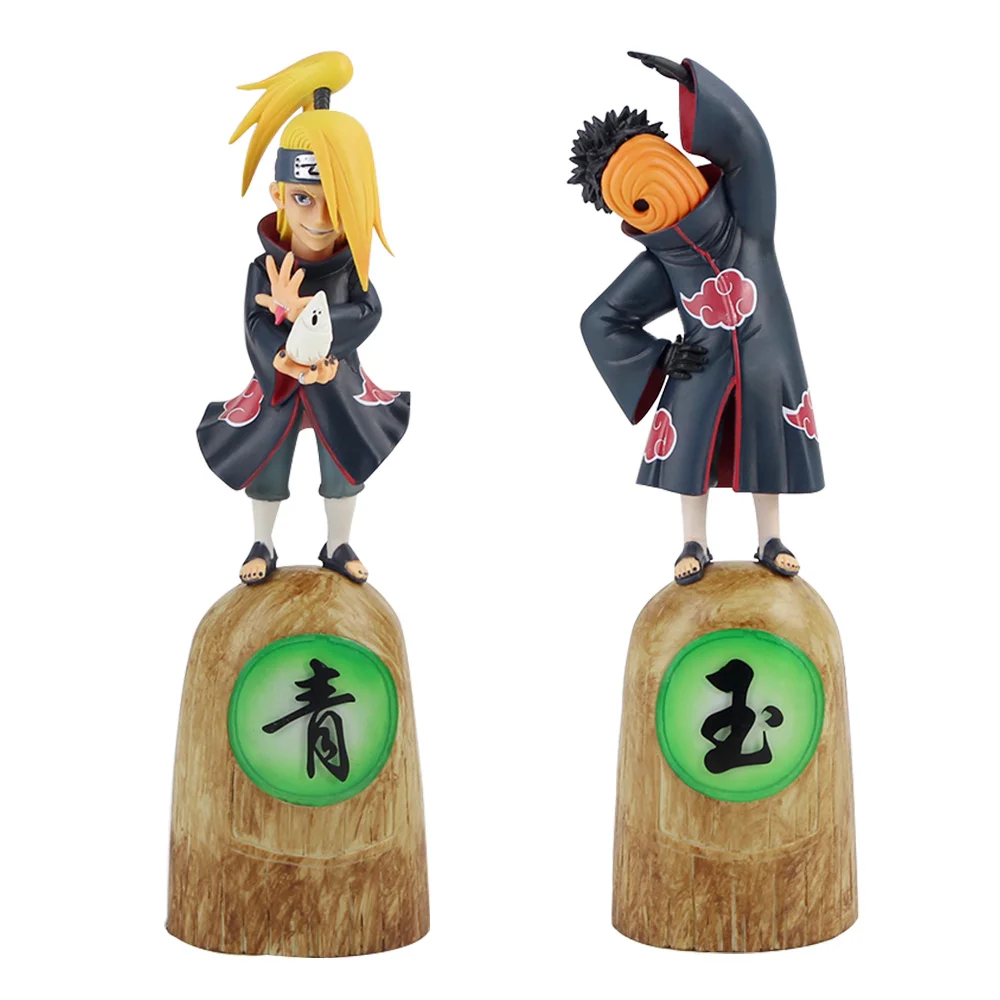 Горячие игрушки Рисунок, аниме, Наруто Akatsuki Deidara & Tobi Tobb ПВХ экшн Коллекционная модель игрушка в подарок