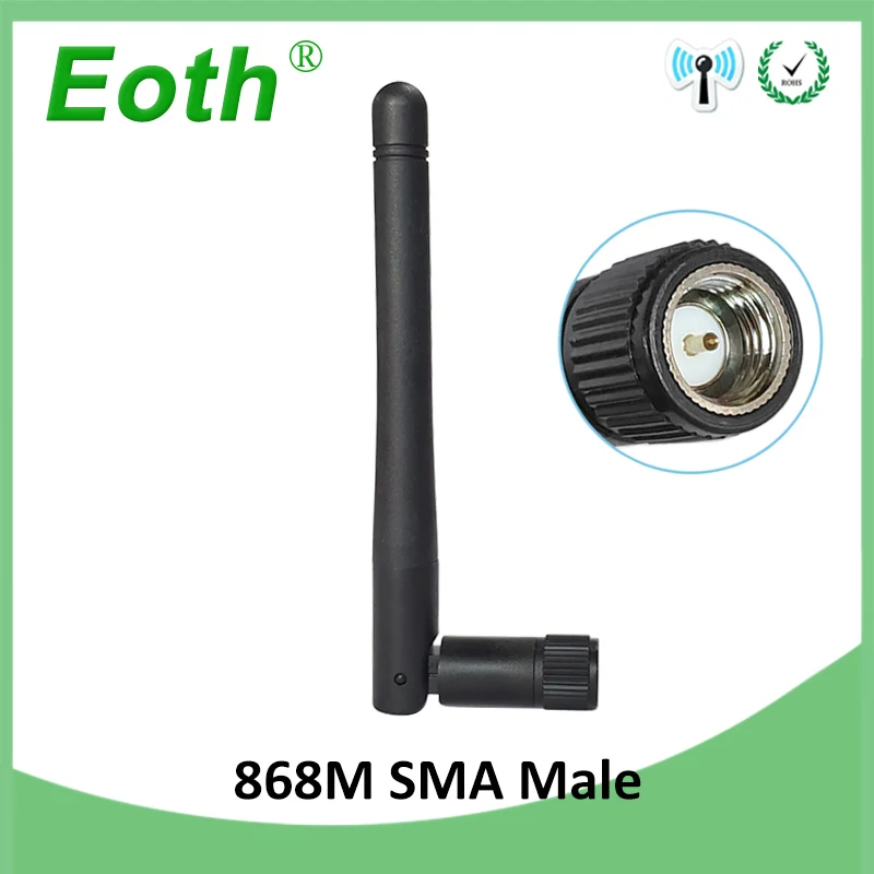 1 шт. антенна 868 МГц 915 3dbi SMA Штекерный разъем GSM наружный Ретранслятор Сигнала