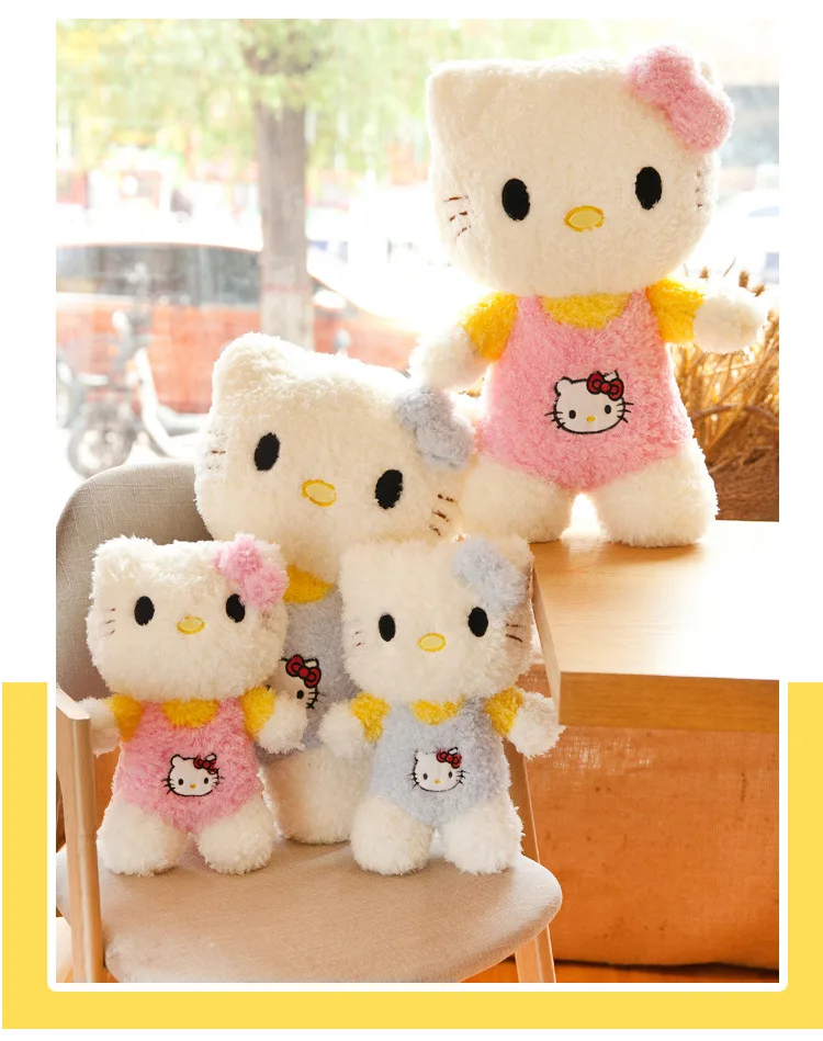 Стиль Милая станция версия KT Cat плюшевые игрушки di qiu бархат hello kitty подушка детский подарок на день рождения