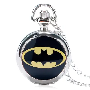 

Fashionable pattern Case Pocket Watch for Ladies, Classic Black Alloy Pocket Watches for Men Practical Slim Chain Pendant Watch