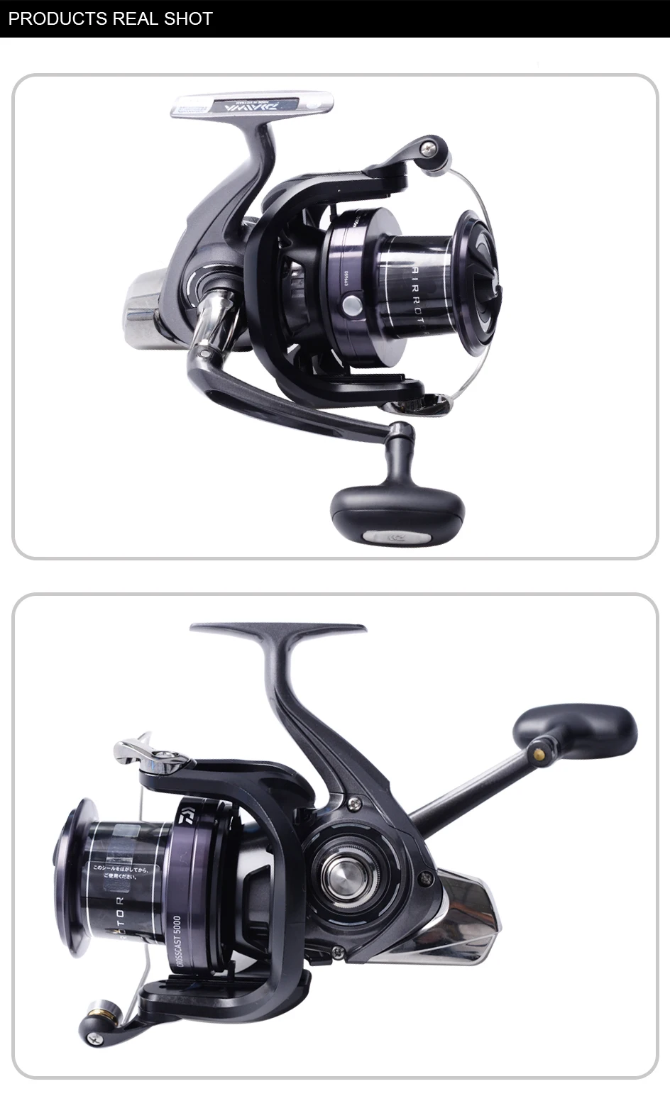 DAIWA CROSSCAST Spinning Fishing Reels 3+1BB 4.1:1 Long Cast