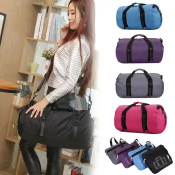 

Women Men Folding Zipper Travel Bag Handbag Sports Fitness Luggage Duffle Pouch