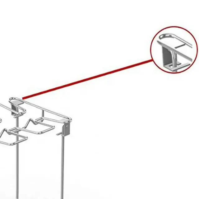 1 Napos Rozsdamentes Acél Csirkeszárny Lábtartó Grilltartó Állvány Csepegtető Serpenyővel A Bbq-Hoz Többcélú Csirkecég Sütő Grill Rack - Image 6