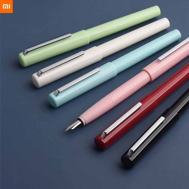 Ручка перьевая xiaomi kaco наконечник EF с сумкой для чернил сумка хранения