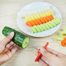 Овощи спиральный нож картофель Морковь Огурец Кухонные гаджеты