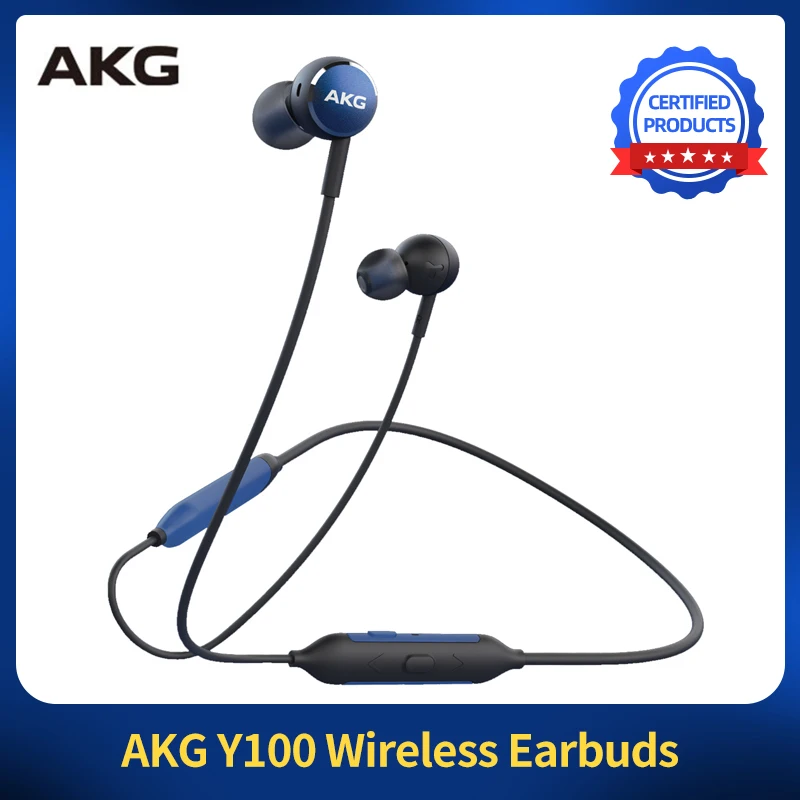 Беспроводные герметичные наушники Samsung AKG с микрофоном Bluetooth динамический канал