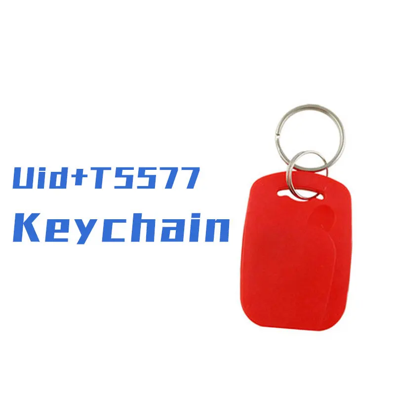 5/10pc UID+5577 RFID Tag Smart NFC Dual Chip IC+ID Composite Keychain 125KHZ EM4305 13.56MHZ Repeatable Erasable Access Card rfid blank cards rfid tags stickers blank smart ic cards