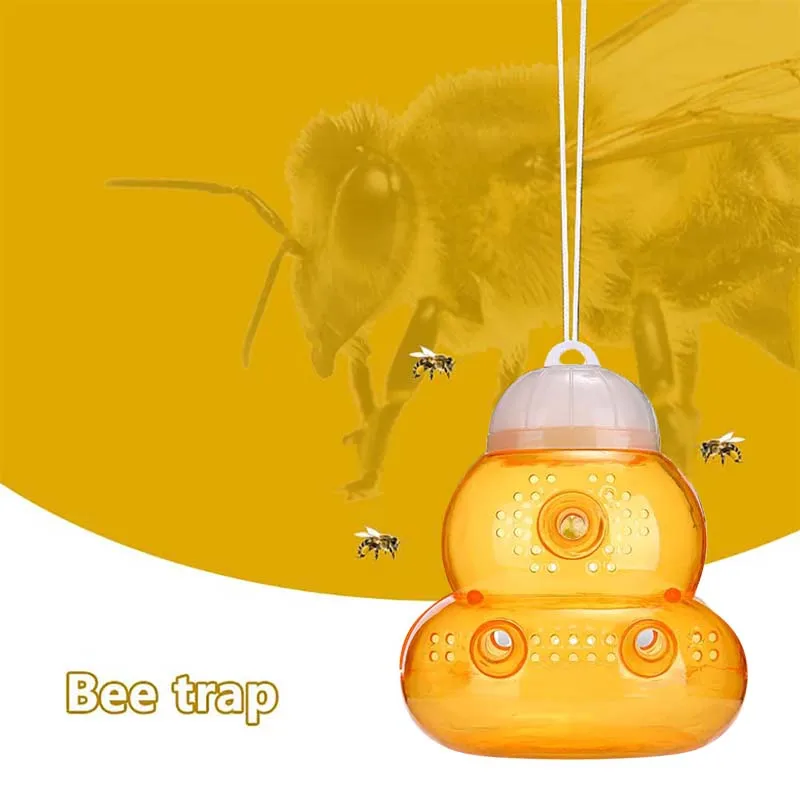 New Bee Catcher Beehive Wasp Trap Hornet Yellow Jackets Wasp Repellent Hornet Trap Wasp Hornet Home Garden Hanging Trap Killer