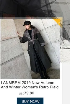 LANMREM шуба хлопок корейский стиль кожаное пальто зима новое плюс бархатное толстое пальто из овечьей шерсти женское длинное пальто PC405