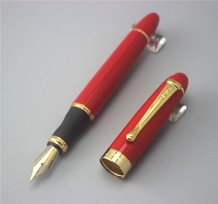 JINHAO металлическая авторучка ручка для школы офиса поставки офисные принадлежности Роскошные чернильные ручки учитель отец бизнес подарок 037