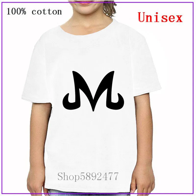 Majin Buu Team black летняя новая детская одежда 2020 Детские футболки хлопковая футболка