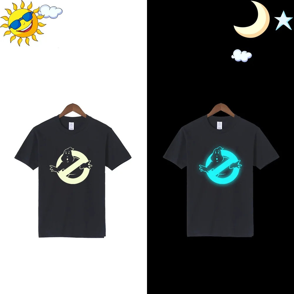 Черный LYTLM Boys and Girls Old School Ghostbusters T Shirt Kids Stay Puft Funny Boy Clothes Baby Summer Top Funny Kids Tshirt Changing - Цвет: Черный