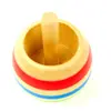 3pcs Wood Flip Over Top Tippie Top Spinning Top Magic Toy Kids Toys Boys Favor Gift ► Photo 2/6