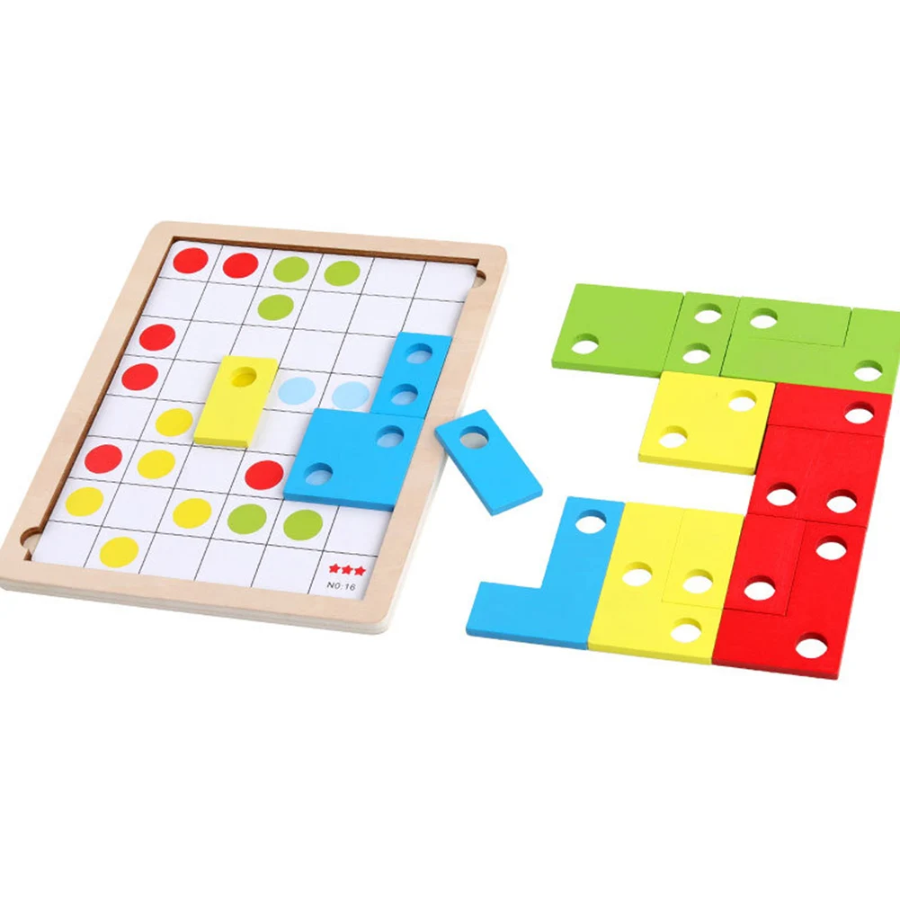 Деревянные головоломки Tangram Настольная Игра Головоломка развивающая детская игрушка Новинка