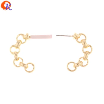 

Cordial Design 100Pcs 13*24MM Jewelry Making/Earring Stud/Chain Shape/DIY Earrings Accessories/Hand Made/Earring Findings