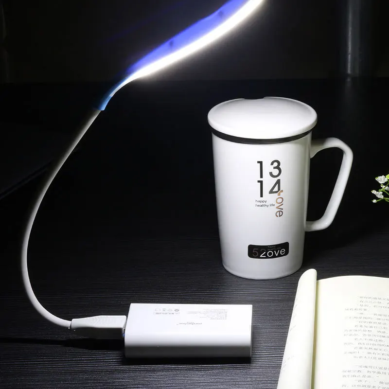 USB светодиодный гибкий светильник для ноутбука ноутбук ПК настольный компьютер для чтения книг