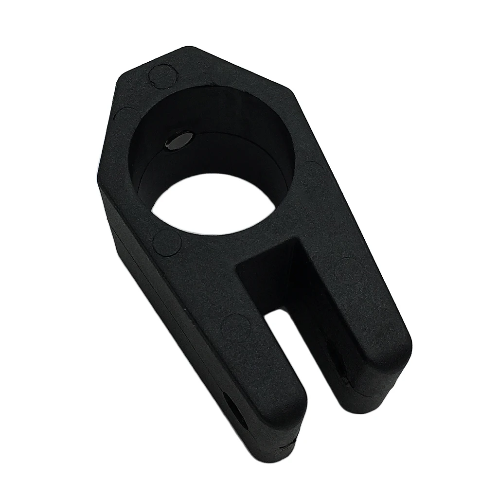Boat Jaw Slide Hinged Frame Hinge Rail Mount Nylon with Bolt 1/4' Black