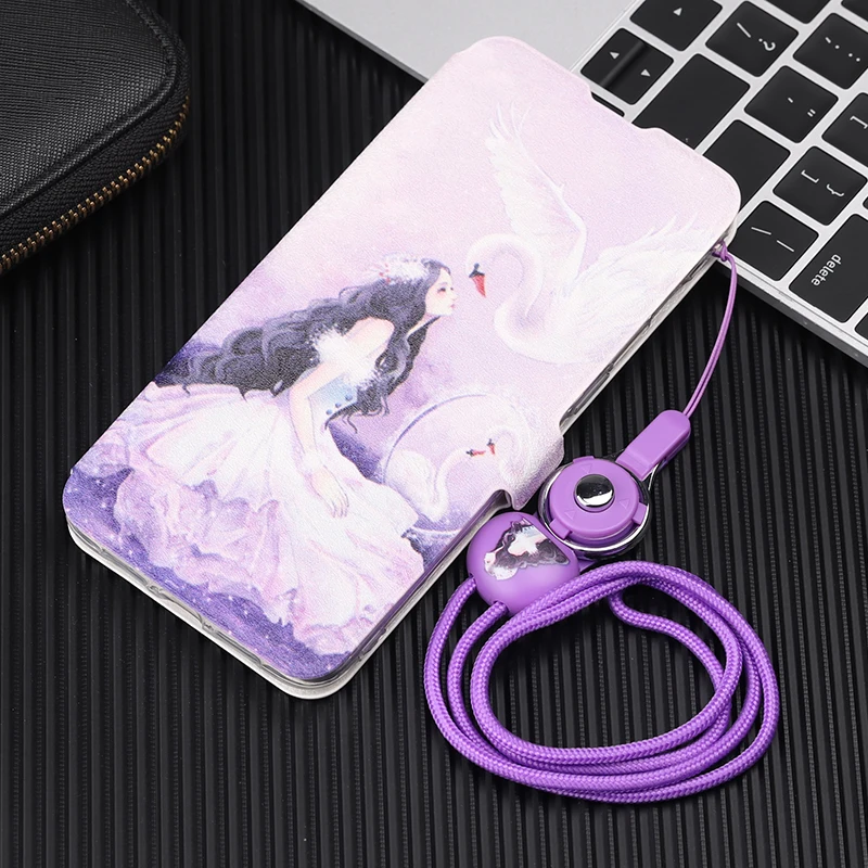 Кожаный чехол-книжка с подставкой для Oppo Realme X lite 3 R17 F11 Pro R11 S Plus F3 A77 A73 A83 A3 F7 A7X F9 Reno Z 10X