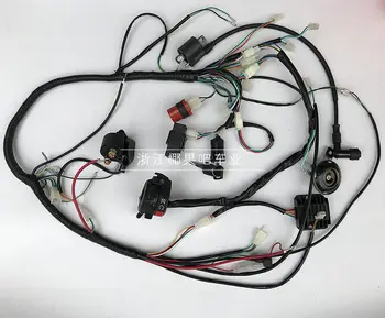 

Four-Wheel Motorcycle Accessories Daniel Martian ATV Start Wiring Harness Assembly Set of Switches with Electrical Devices