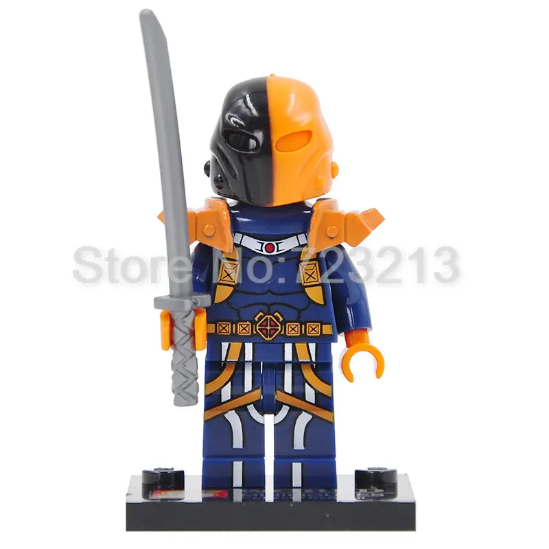 Marvel Человек-муравей, одна распродажа, фигурка Deathstroke Сокол, Бэтмен, строительные блоки, наборы Мстителей, модели, кирпичи, игрушки - Цвет: Deathstroke