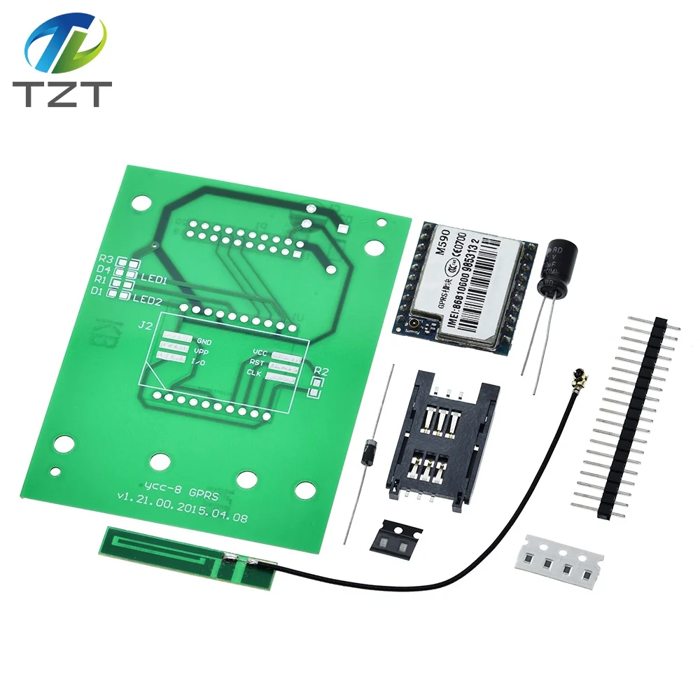 TZT DIY комплект GSM GPRS 900 1800 МГц короткие сообщения сервис SMS модуль для проекта для Arduino дистанционного зондирования сигнализации