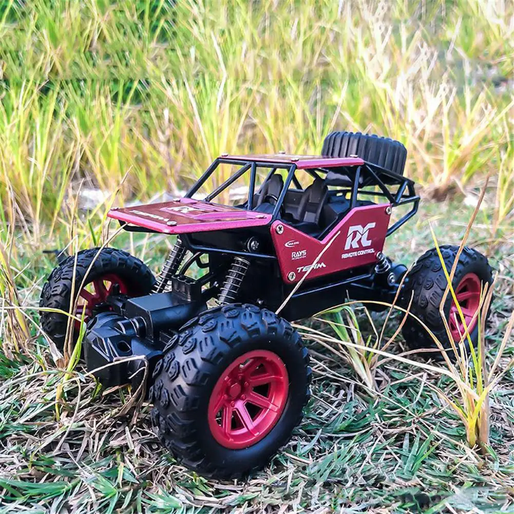 1:18 сплав корпус Rock Crawler 4WD двойные двигатели внедорожный пульт дистанционного управления RC багги Bigfoot скалолазание автомобиль игрушки