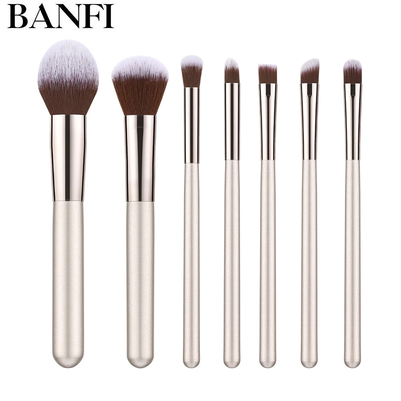 

Makeup Brushes Set 7pcs For Foundation Powder Blush Eyeshadow Concealer Lip Eye Make Up Brush Cosmetics Beauty Tools