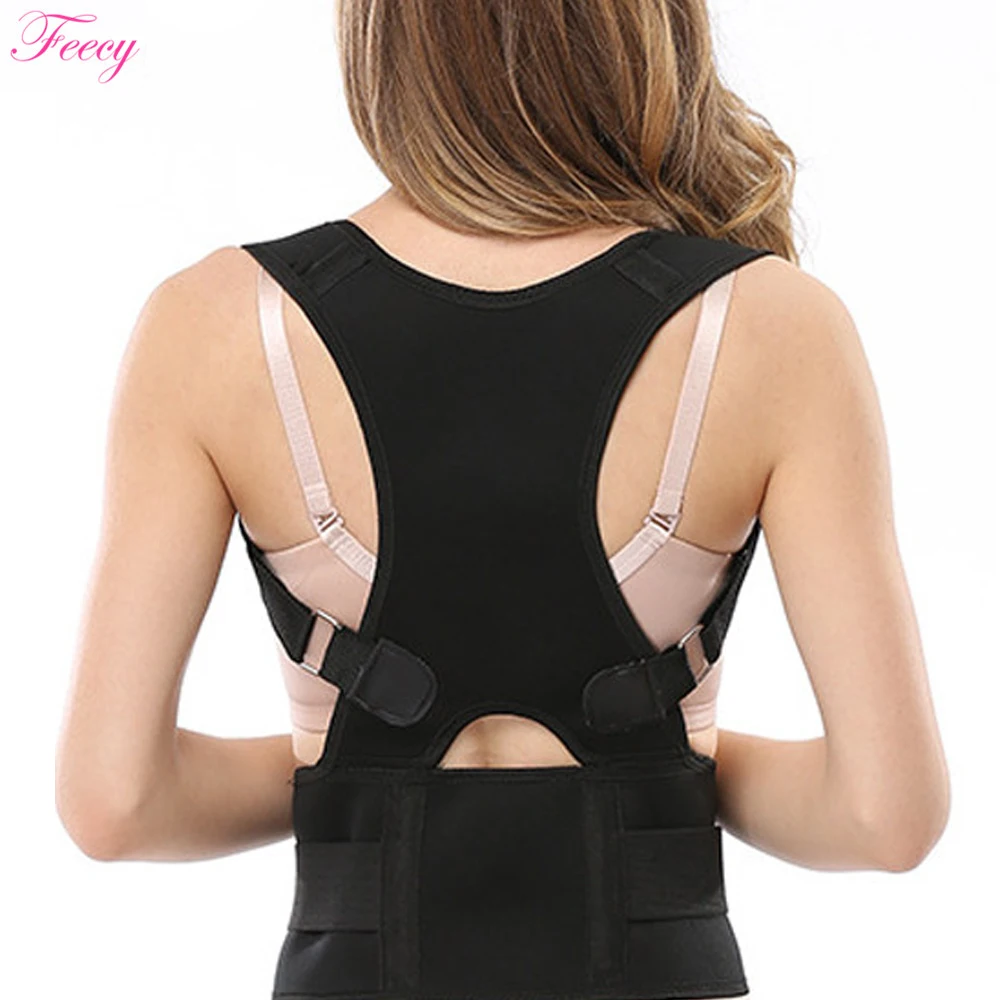 

Adjustable Magnetic Shoulder Brace Back Support Posture Corrector Corset for Men Women Braces Supports Belt Corrector de Postura
