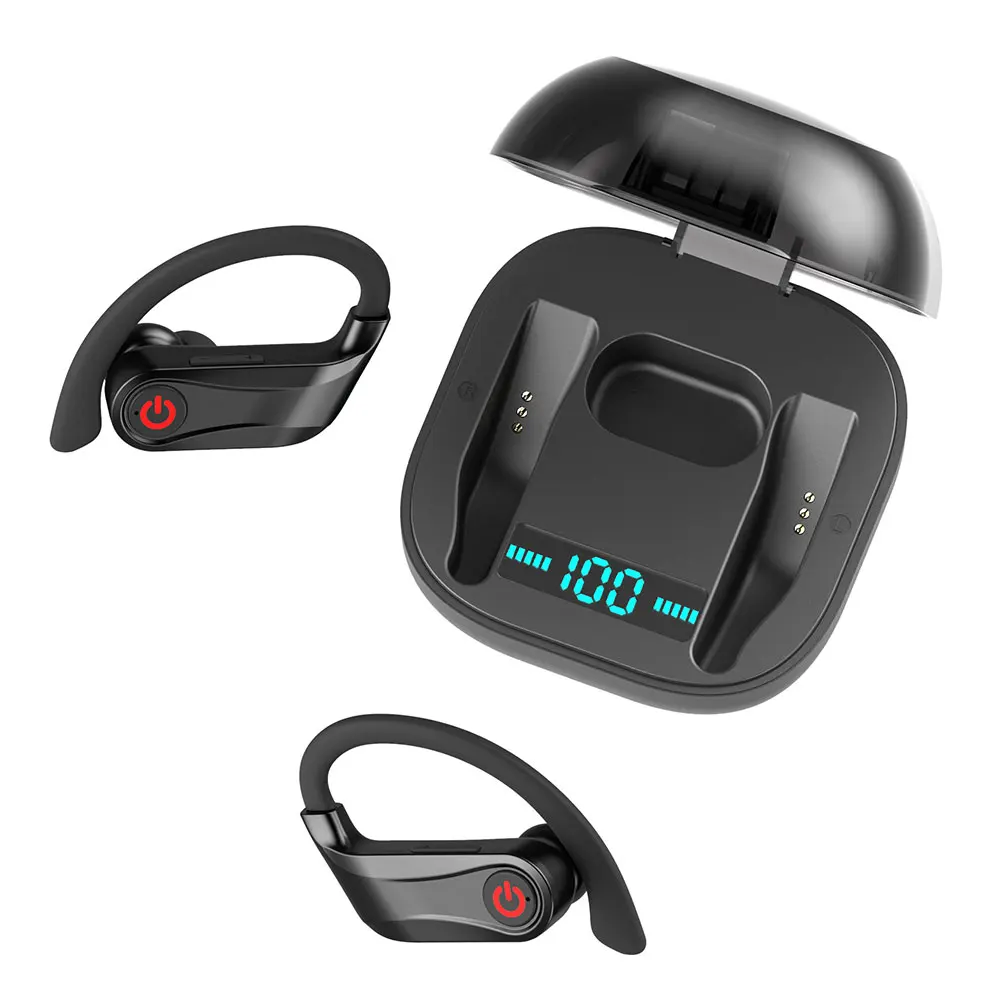 HBQ Q62 bluetooth-наушники 3D Стерео шумоподавление спортивные наушники водонепроницаемые наушники-вкладыши Встроенный микрофон с зарядным устройством