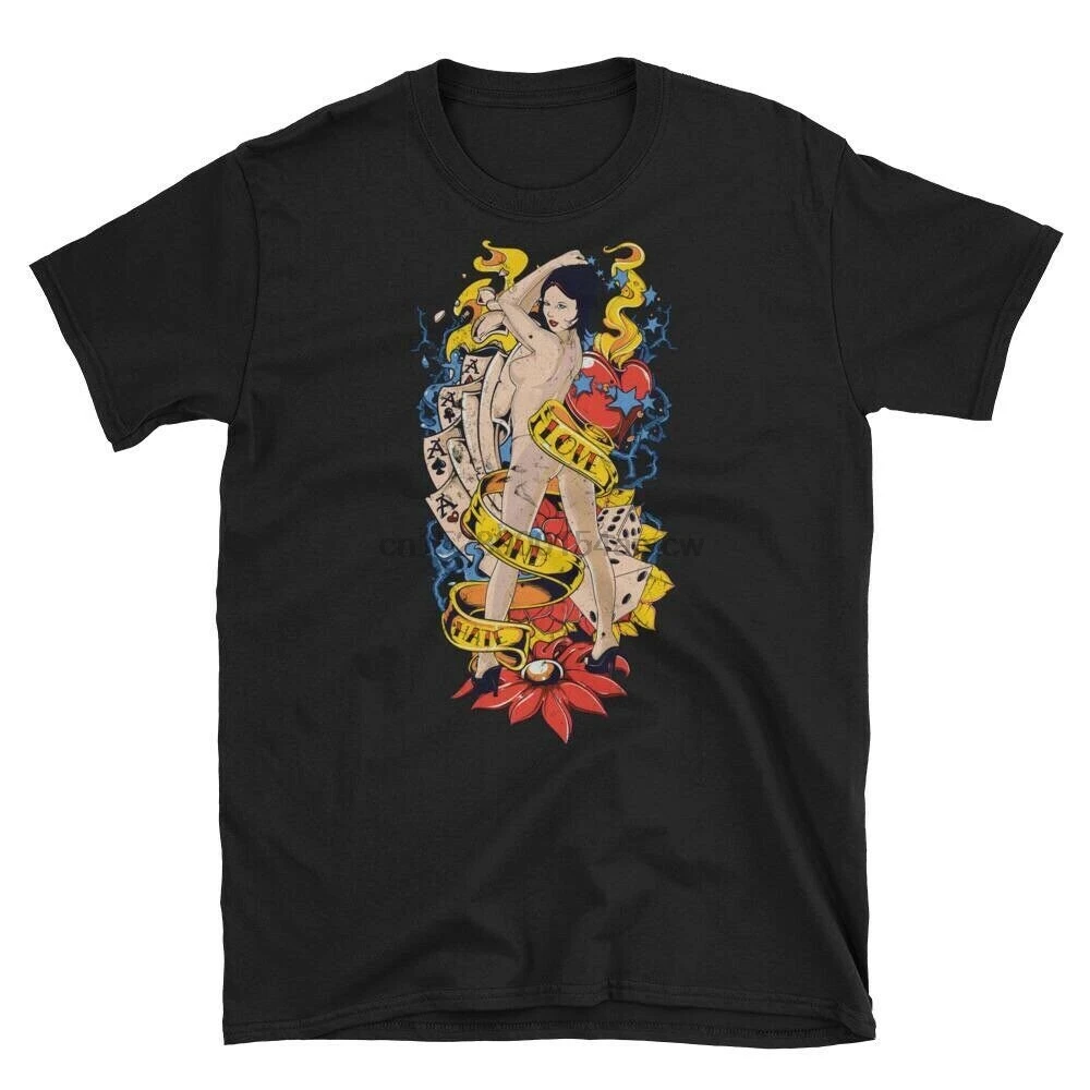 Love And Hate Shirt New Available Sizes S-XL | Мужская одежда