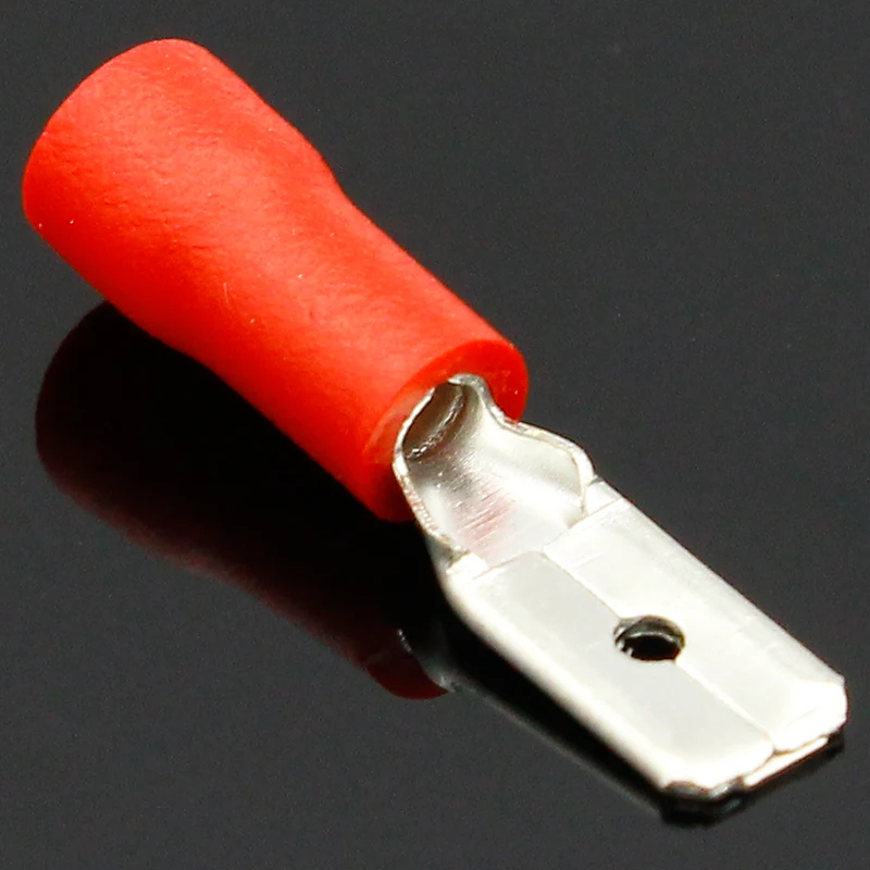 100 Pcs(50Pairs) 4.8mm Female Male Electrical& Wiring Connector Insulated Crimp Terminal Spade