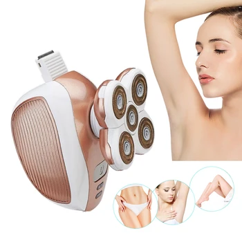 

Depilatory Women Epilator USB Electric Shaver Bikini Shaving Razor Hair Removal Trimmer Face Body Underarm Leg Arm Depilation