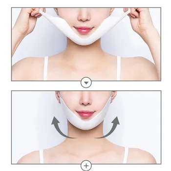 

Face Lifting V Lifting Mask V Lifting Mask Double Chin Reduction V Shape Thinning Firming Bandage Mask Skin Care