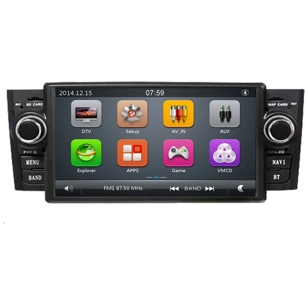 Автомобильный видеоплеер DVD для Fiat/Grande/Punto/Linea 2007 2012 3G GPS Navi Mirror Link DVR games WIFI