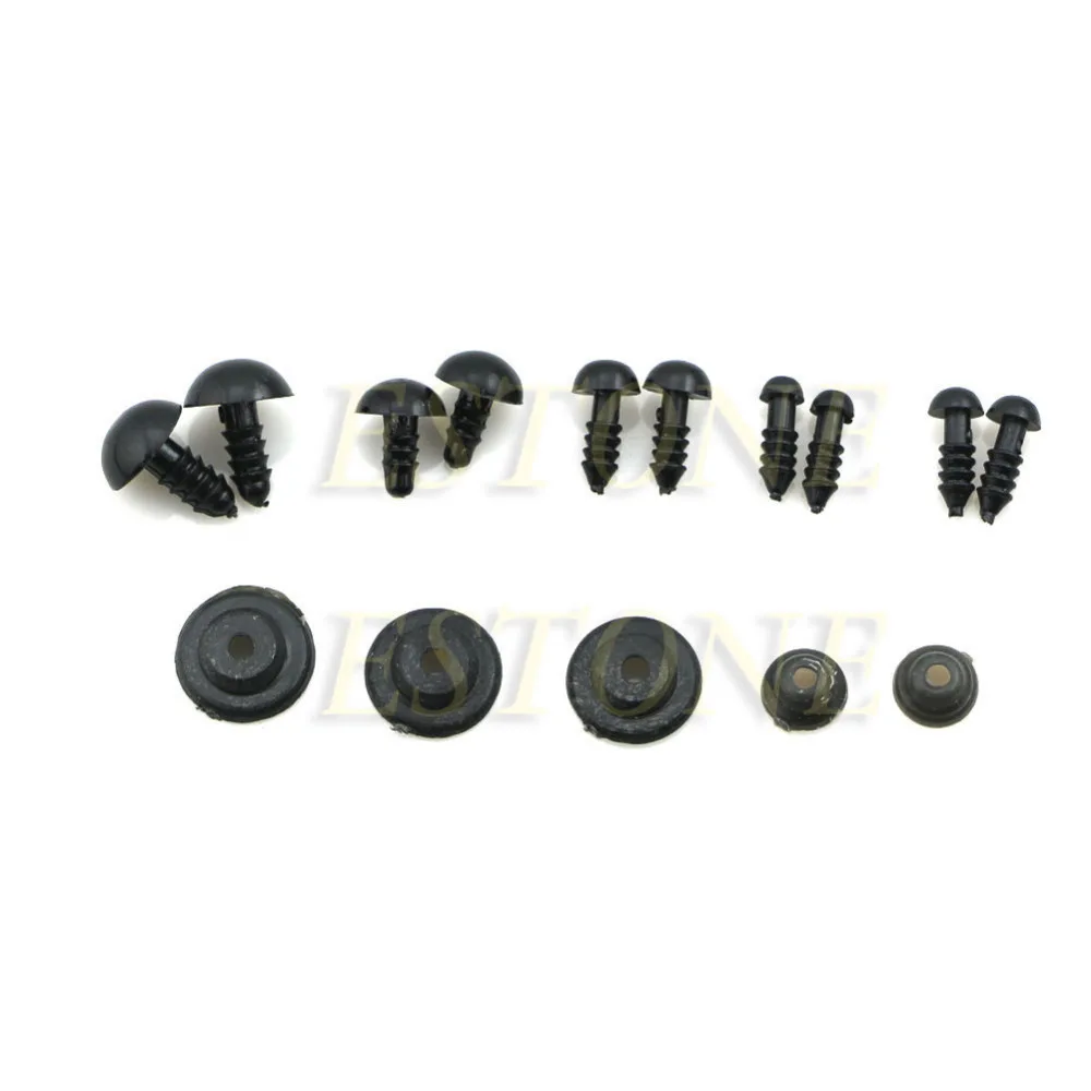 Children Like 100Pcs/Set 6-12mm Plastic Safety Eye For Teddy Bear Doll Animal Puppet ToyRamadan Festival Gift